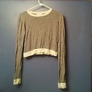 Forever 21 Striped Crop Top